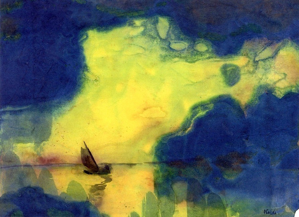 Emil Nolde. The Sea at Dusk