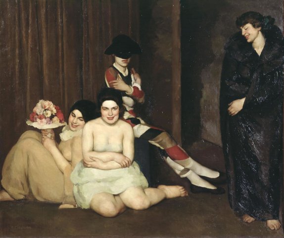 Gian Emilio Malerba, Maschere, 1922, Galleria nazionale d'arte moderna, Roma