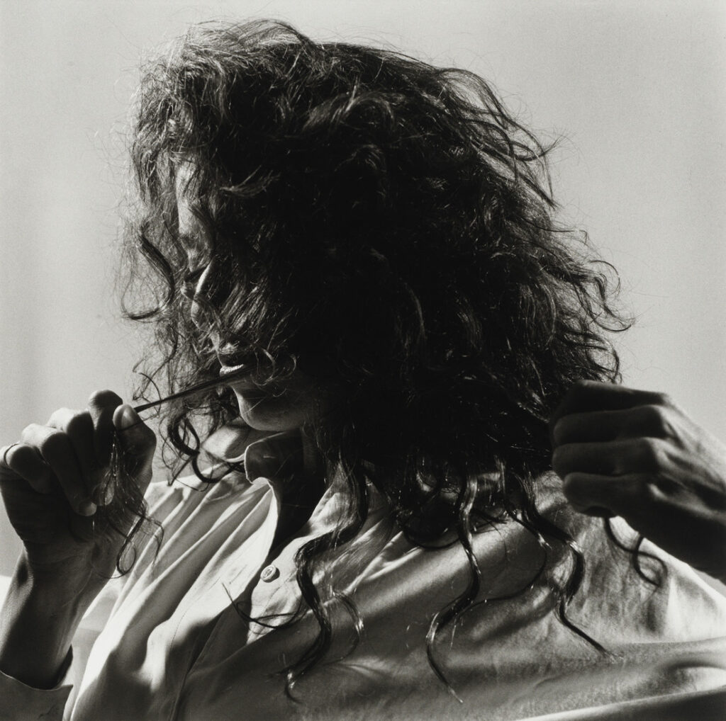Peter Hujar. Lynn Davis (Pulling Hair), 1981. The Peter Hujar Archive