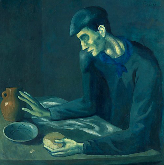Picasso. La comida del ciego, 1902-1903. Metropolitan Museum