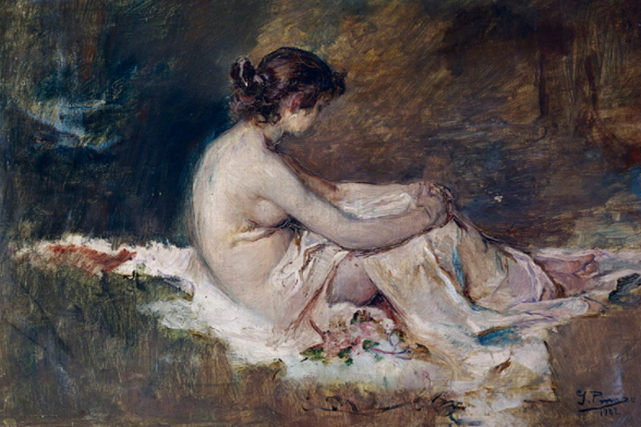 Ignacio Pinazo. Desnudo de mujer, 1902. Museo Nacional del Prado