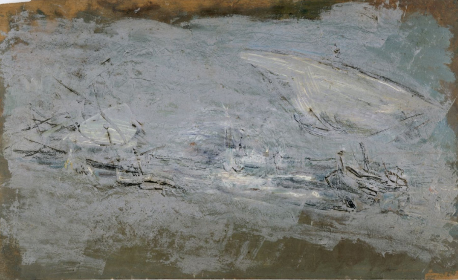Ignacio Pinazo. Barcas en blanco. IVAM