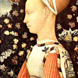 Pisanello. Retrato de una princesa d´Este, hacia 1438. Museo del Louvre