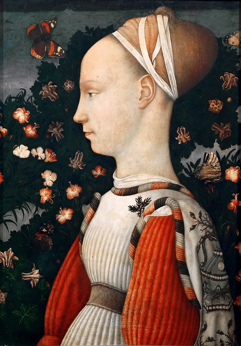 Pisanello. Retrato de una princesa d´Este, hacia 1438. Museo del Louvre