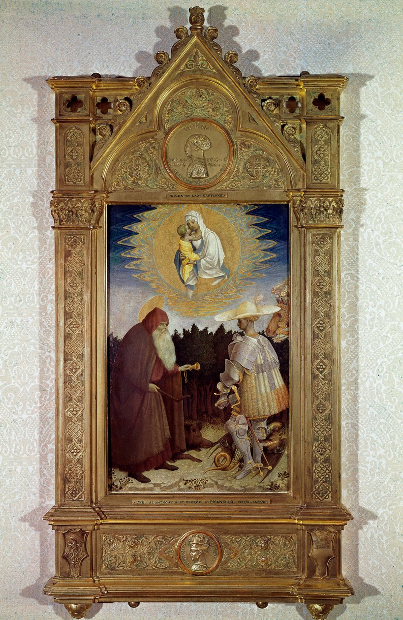 Pisanello. Santo ermitaño. Museo Poldi-Pezzoli, Milán