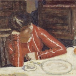 Pierre Bonnard. La blusa roja, 1925