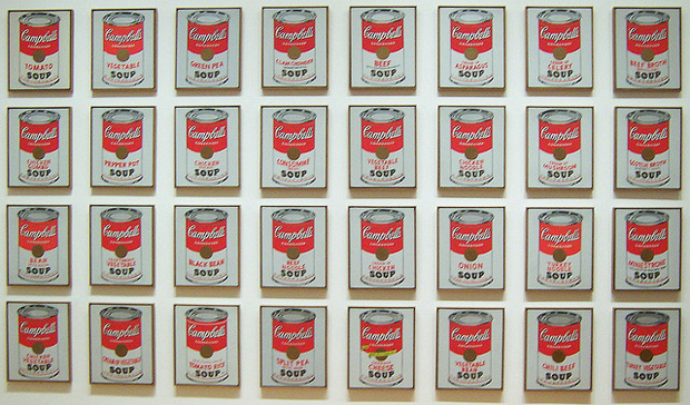 Andy Warhol. 32 Campbell's Soup Cans, 1962