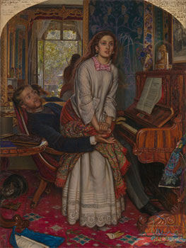 William Holman Hunt. El despertar de la conciencia, 1853. Tate Gallery