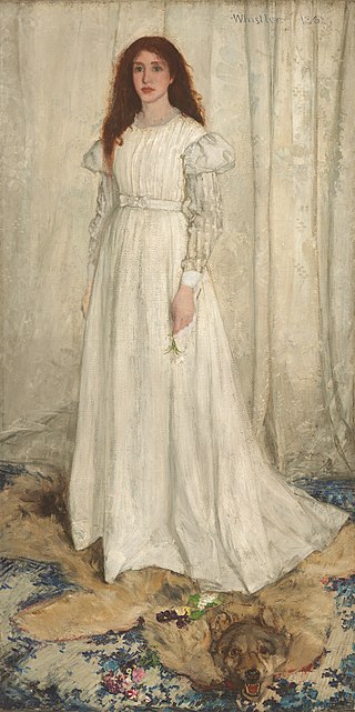 Whistler. La joven blanca, 1862. National Gallery, Washington