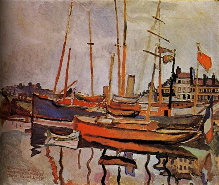 Raoul Dufy. El puerto de El Havre, 1906. Art Gallery of Ontario