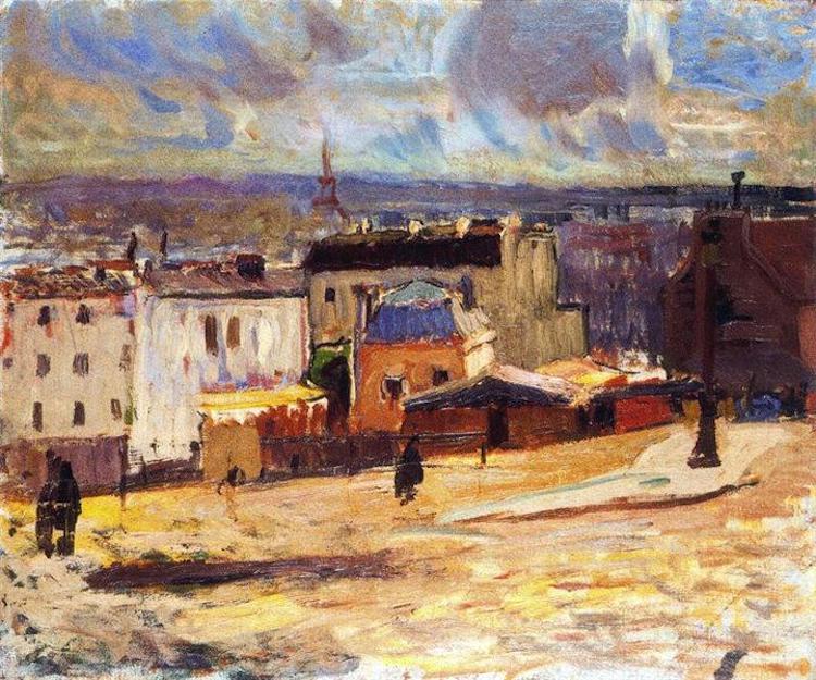 Raoul Dufy. Vista de París desde Montmartre, 1902. Musée des Beaux-Arts, Reims