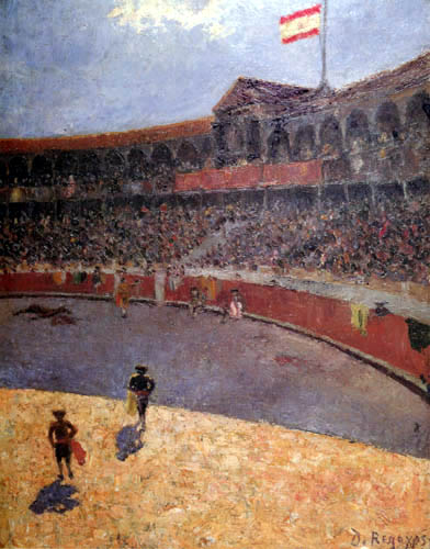 Darío de Regoyos. Tendido de sombra, 1882