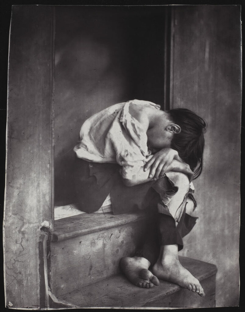 Oscar G. Rejlander. Night in Town (Poor Jo, Homeless), hacia 1862. National Gallery of Canada