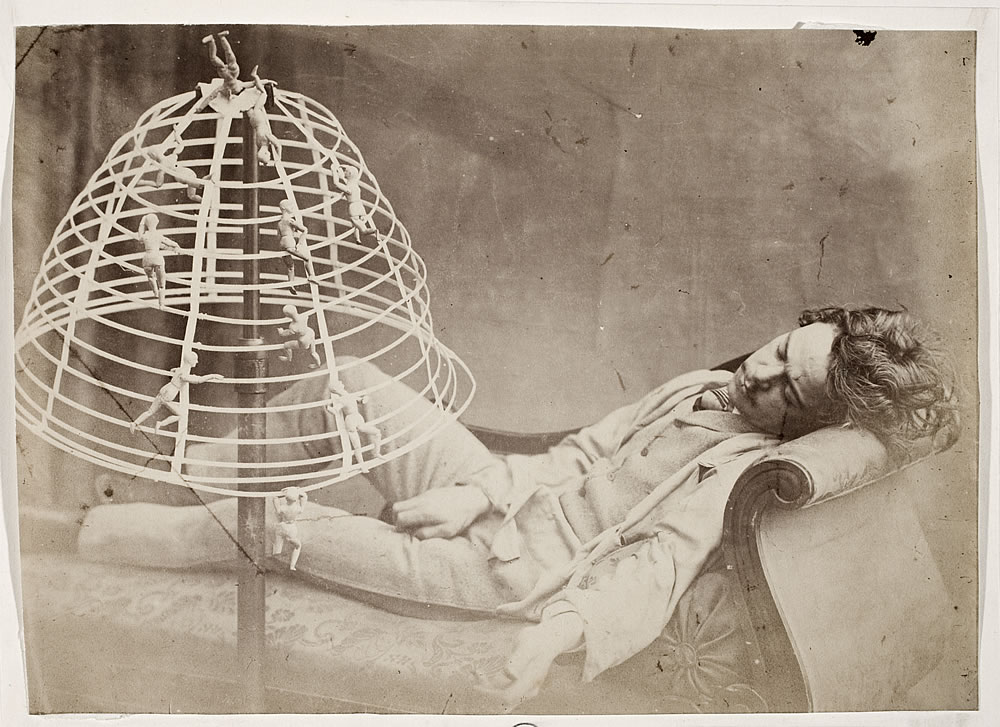 Oscar G. Rejlander. The Bachelor's Dream, hacia 1860. George Eastman Museum