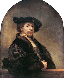 Rembrandt. Autorretrato a la edad de 34 años, 1640