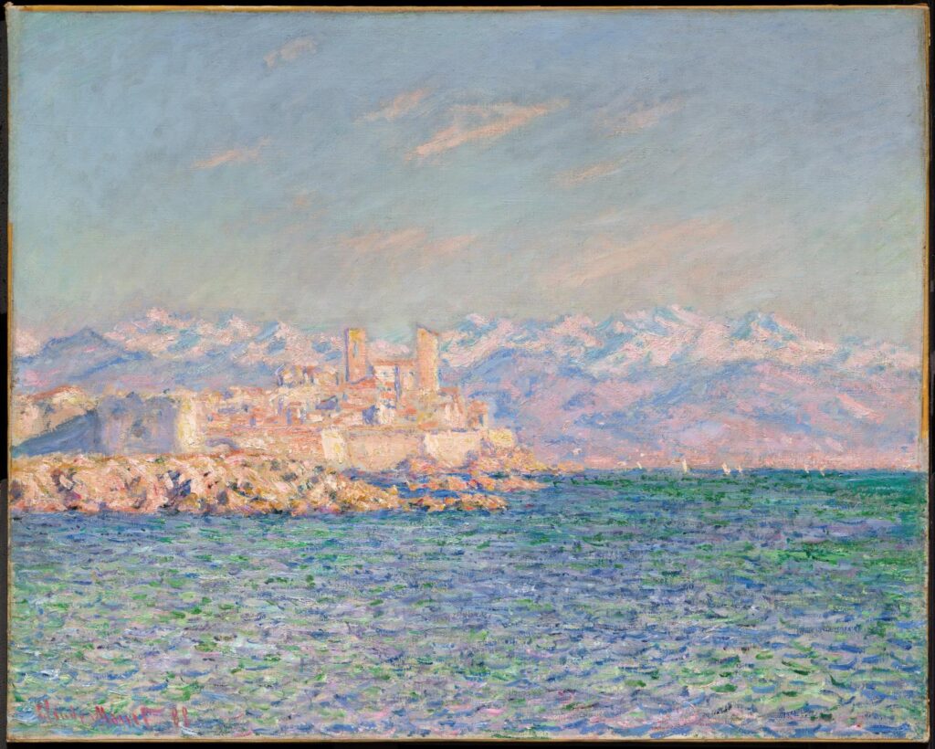 Monet. El fuerte de Antibes, 1888. Museum of Fine Arts Boston