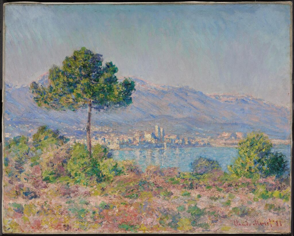 Monet. Vista de Antibes desde Plateau Notre-Dame, 1888. Museum of Fine Arts, Boston