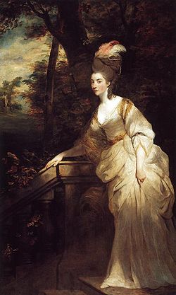 Joshua Reynolds. Georgiana, duquesa de Devonshire, 1775