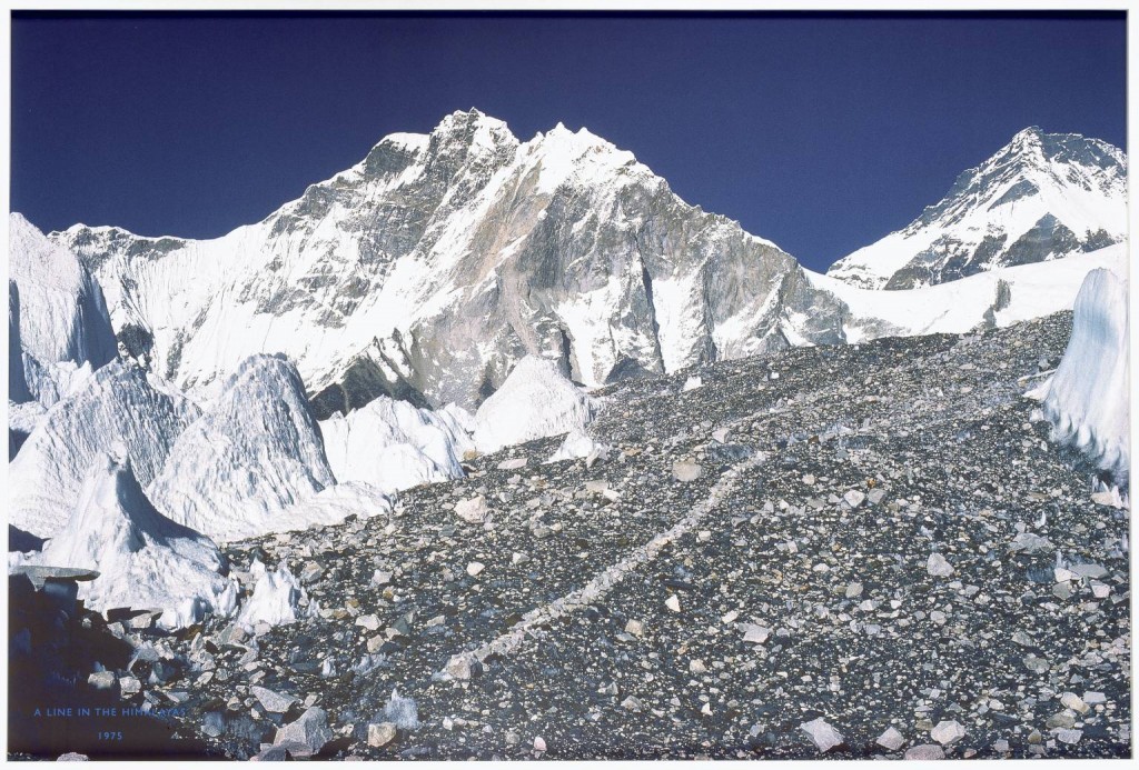 Richard Long. A Line in the Himalayas 1975