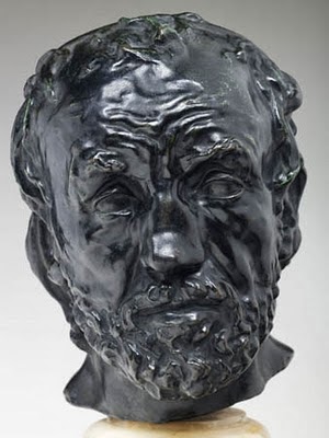 Auguste Rodin. La máscara del hombre de la nariz rota, 1863. 