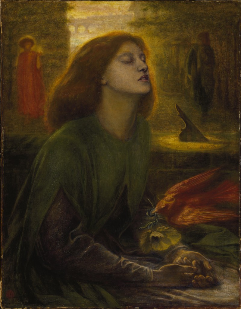 Dante Gabriel Rossetti. Beata Beatrix, 1860-1870. Tate Gallery