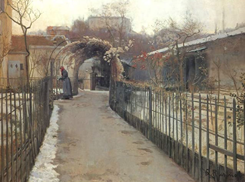 Santiago Rusiñol. Jardín de invierno, 1891. Colección particular