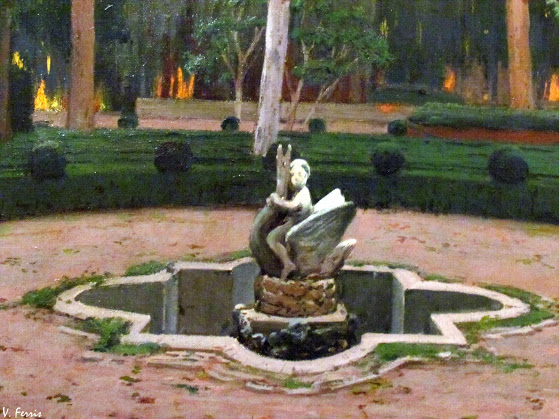 Santiago Rusiñol. Jardín de Monforte, 1919. Colección Gerstenmaier