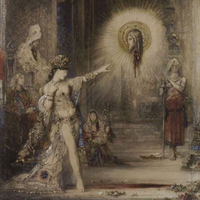 Gustave Moreau. La aparición, 1876. Museo del Louvre
