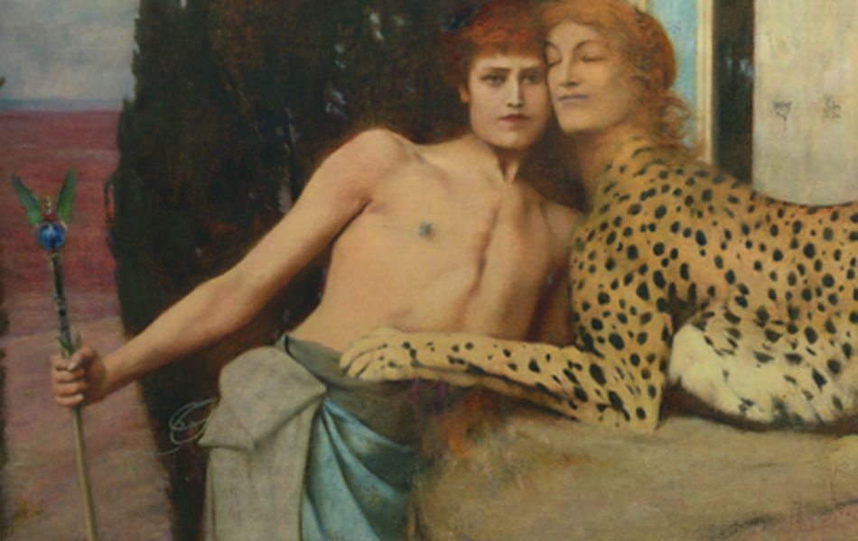 Fernand Khnopff. Des Caresses, 1896. Musées royaux des Beaux-Arts de Belgique