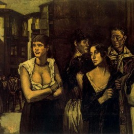 José Gutierrez Solana. Mujeres de la vida, 1915-1917. Museo de Bellas Artes de Bilbao
