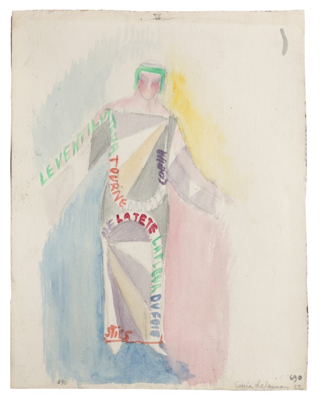 Sonia Delaunay. Le ventilateur tourne dans le coeur de la tête, 1922. Guillermo de Osma