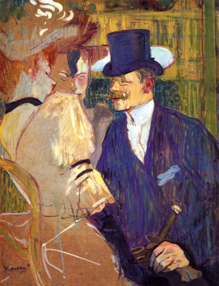 Toulouse-Lautrec. El inglés en el Moulin Rouge, 1892. Metropolitan Museum of Art