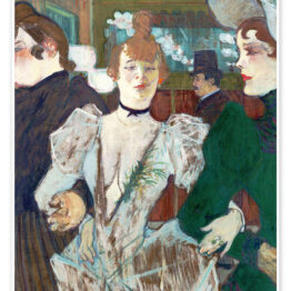 Toulouse-Lautrec. La Goulue en el Moulin Rouge, 1892. The Museum of Modern Art, Nueva York