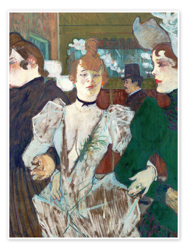 Toulouse-Lautrec. La Goulue en el Moulin Rouge, 1892. The Museum of Modern Art, Nueva York