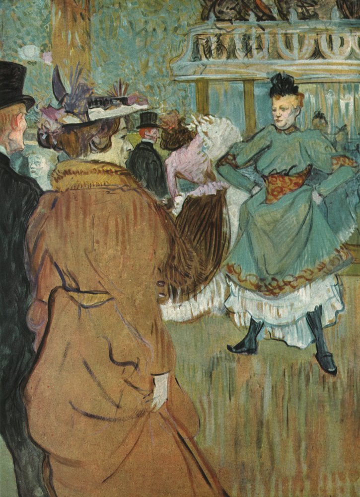 Toulouse-Lautrec. En el Moulin Rouge: comienzo de la cuadrilla, 1892. National Gallery of Art, Washington