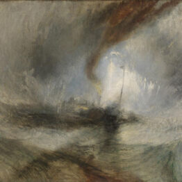 Turner, Tormenta de nieve. Barco a la entrada del puerto, 1842. Tate Britain, Londres