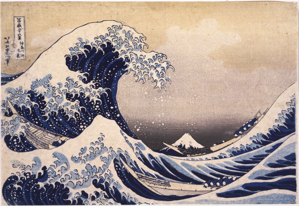 Hokusai. La gran ola, 1831-1834