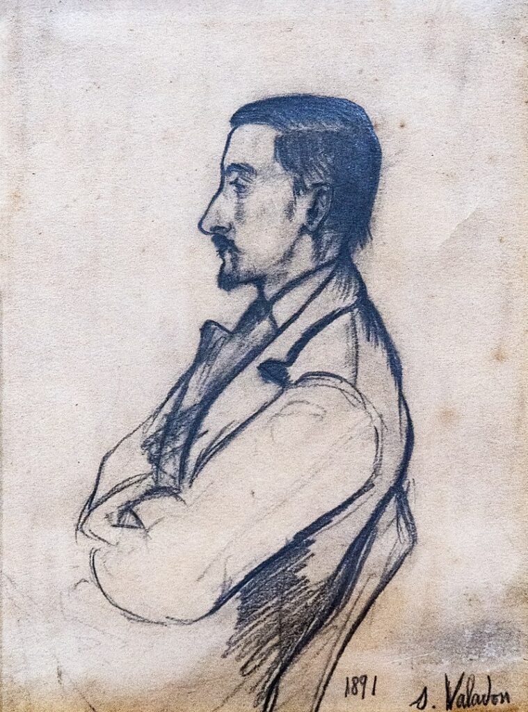 Suzanne Valadon. Retrato de Miquel Utrillo, 1891. Colección particular
