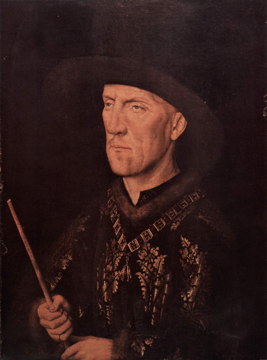 Jan Van Eyck. Badouin de Lannoy, 1435. Gemäldegalerie, Berlín