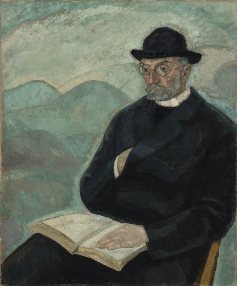 Vázquez Díaz. Retrato de don Miguel de Unamuno, 1920. Mueo de Bellas Artes de Bilbao