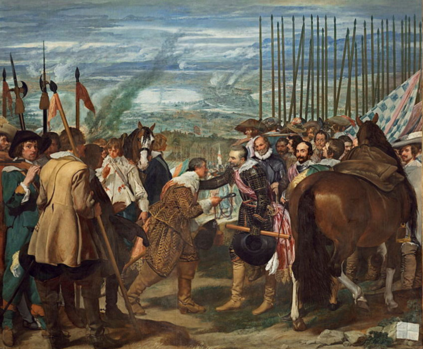 Velázquez. La rendición de Breda, 1634. Madrid, Museo Nacional del Prado