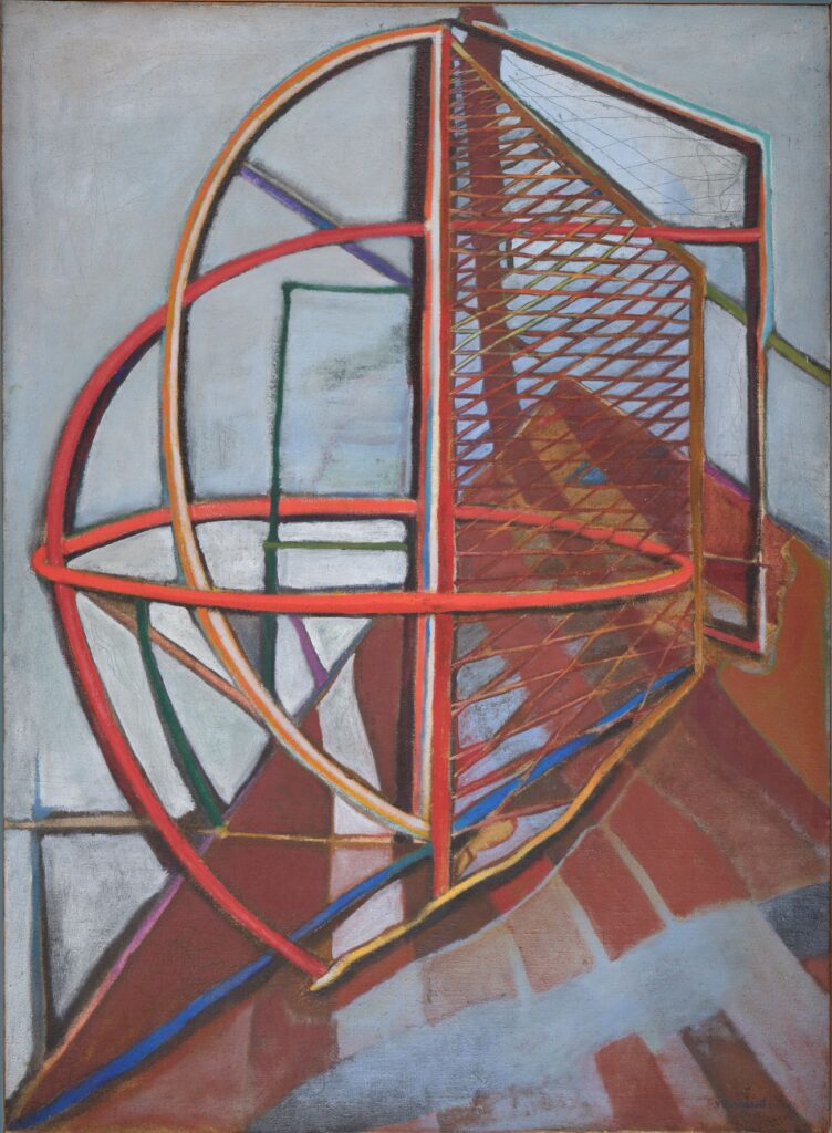 Maria Helena Vieira da Silva. Composition, 1936. Fundação Arpad Szenes – Vieira da Silva, Lisboa © María Helena Vieira da Silva, VEGAP, Bilbao 2025