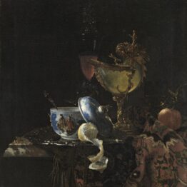 William Kalf. Naturaleza muerta con copa de nautilo, 1660. Museo Nacional Thyssen-Bornemisza