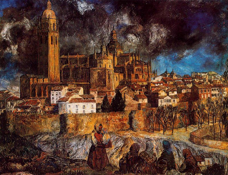 Zuloaga. Vista de Segovia