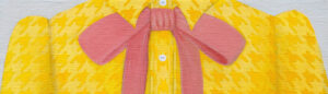 Angela Burson, Pink Bow and Wilted Tulip, 2026. Galería Rafael Pérez Hernando en ARTESANTANDER