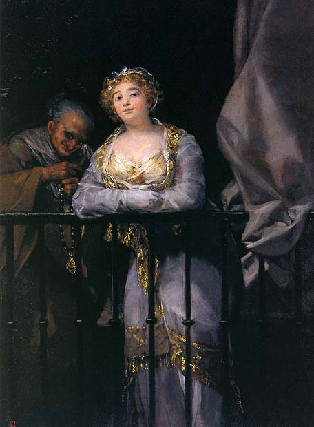 Francisco de Goya. Maja y celestina al balcón,1810-1812. Colección Alicia Koplowitz-Grupo Omega Capital
