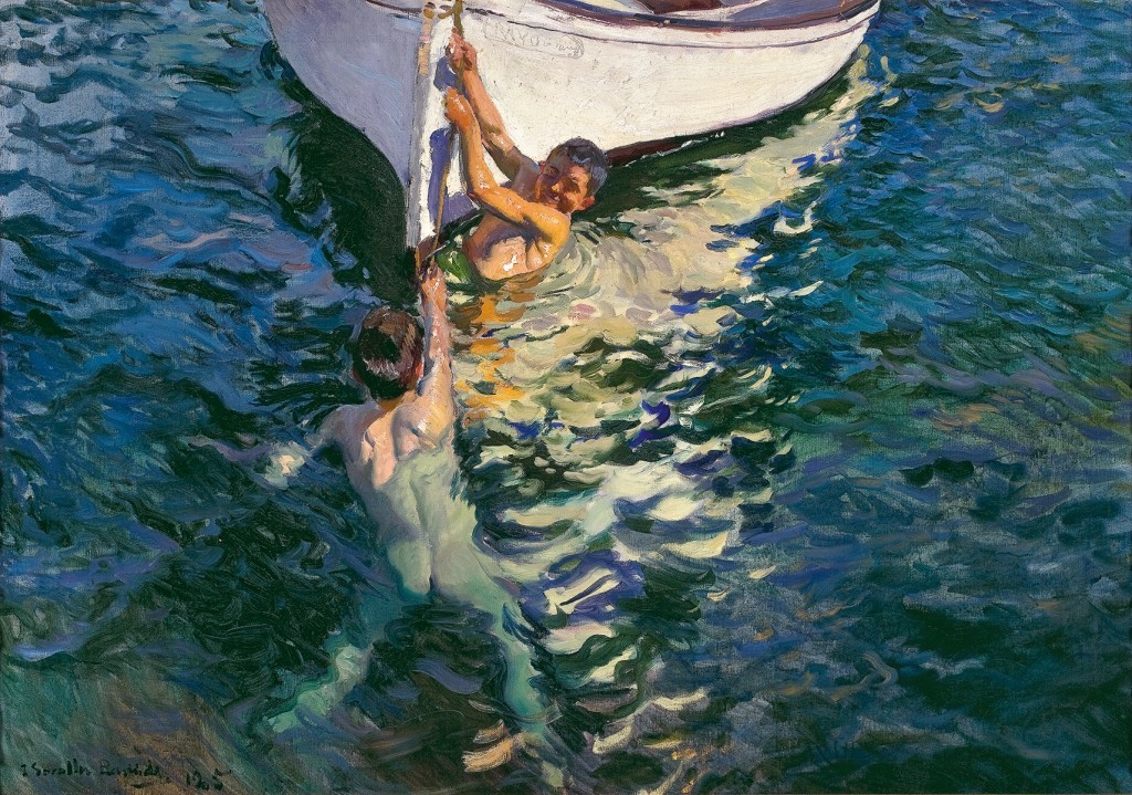 Joaquín Sorolla. La barca blanca, Jávea, 1905.