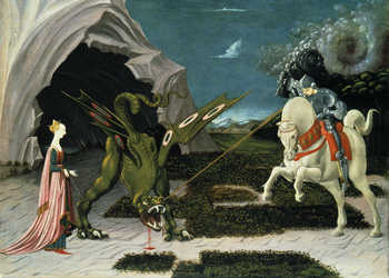 Paolo Uccello, San Jorge y el dragon, h. 1460