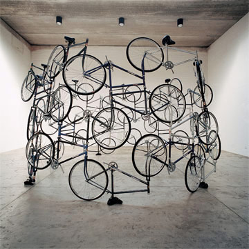 Ai Weiwei. Forever bicycles, 2003