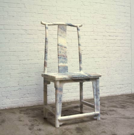 Ai Weiwei. Marble chair, 2010